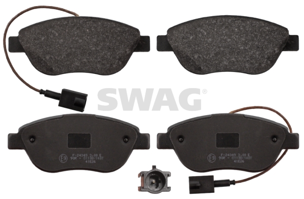 Kit pastiglie freno, Freno a disco - 70 11 6057 SWAG